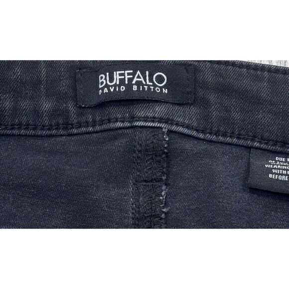 Buffalo David Bitton Jeans Womens 12 Mollie High Rise Skinny Black Measure 33x27 - Picture 3 of 10